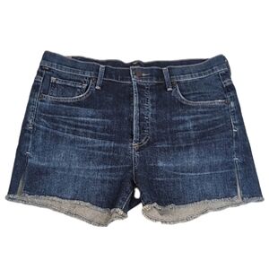 💠Citizens Of Humanity Denim Shorts Distressed Cut Off High Rise Button Fly